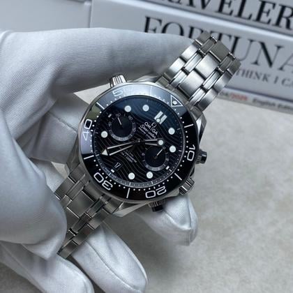 Omega Seamaster Diver 300M Chronograph 210.30.44.51.01.001 – Black Wave Dial