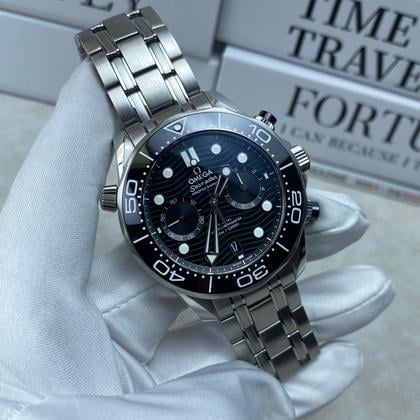 Omega Seamaster Diver 300M Chronograph 210.30.44.51.01.001 – Black Wave Dial