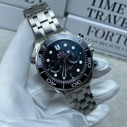 Omega Seamaster Diver 300M Chronograph 210.30.44.51.01.001 – Black Wave Dial