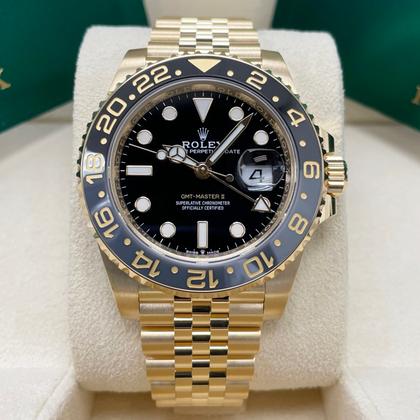 Rolex GMT-Master II 126718GRNR – Black Dial Yellow Gold