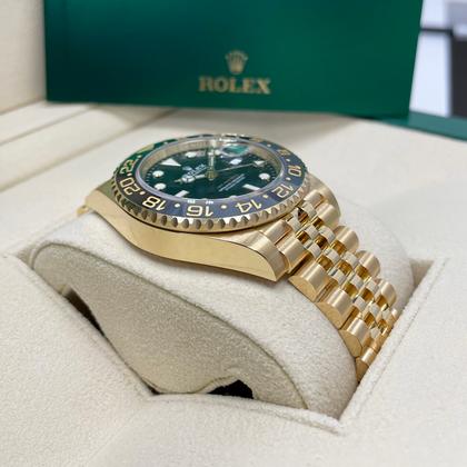 Rolex GMT-Master II 126718GRNR – Black Dial Yellow Gold