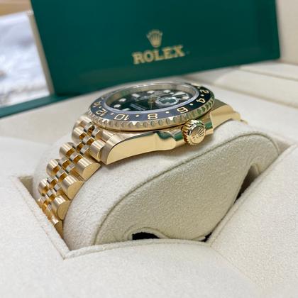 Rolex GMT-Master II 126718GRNR – Black Dial Yellow Gold