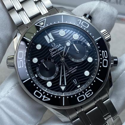 Omega Seamaster Diver 300M Chronograph 210.30.44.51.01.001 – Black Wave Dial