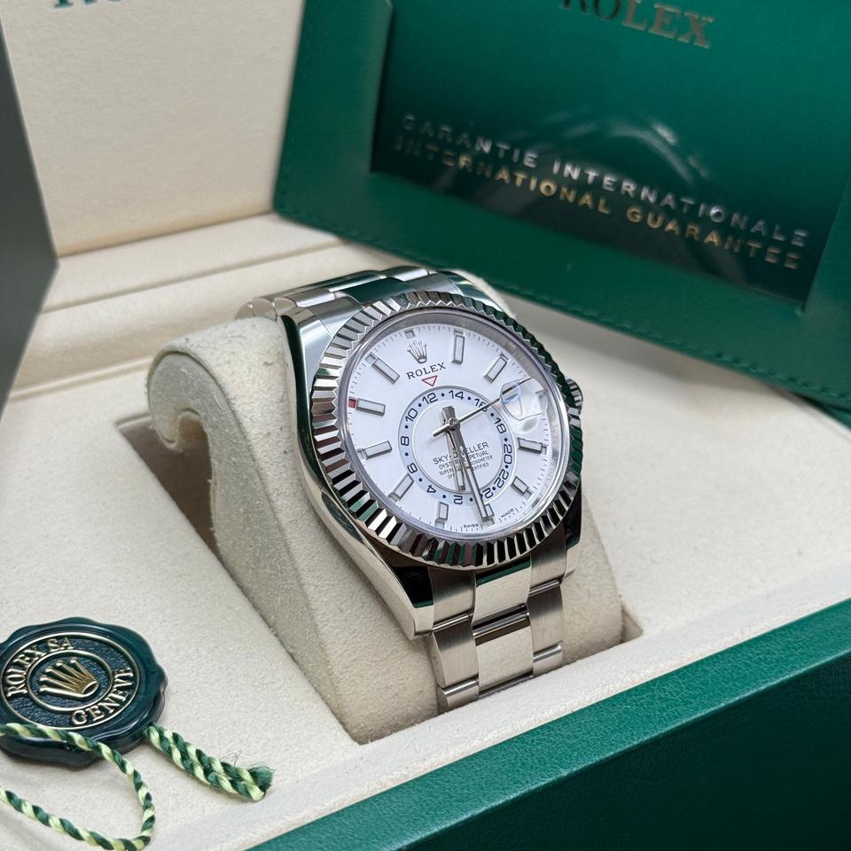 Rolex Sky-Dweller 326934 white dial stainless steel watch