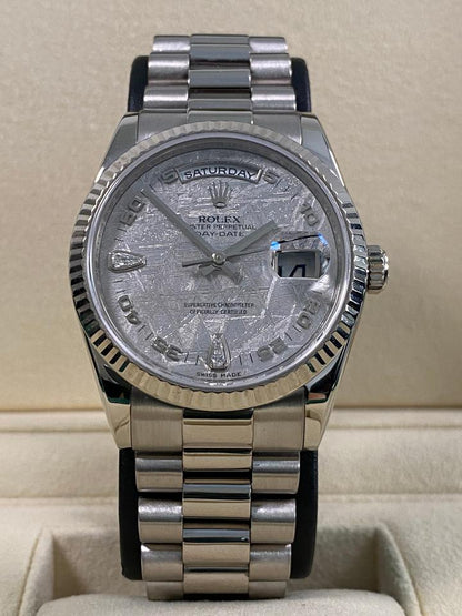 Rolex Day-Date 36 118239 – Meteorite Teardrop Diamond Dial