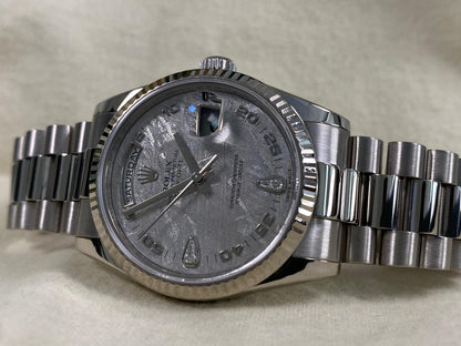 Rolex Day-Date 36 118239 – Meteorite Teardrop Diamond Dial