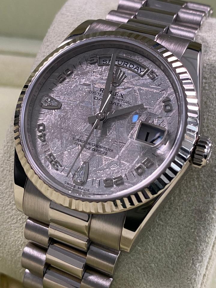 Rolex Day-Date 36 118239 – Meteorite Teardrop Diamond Dial