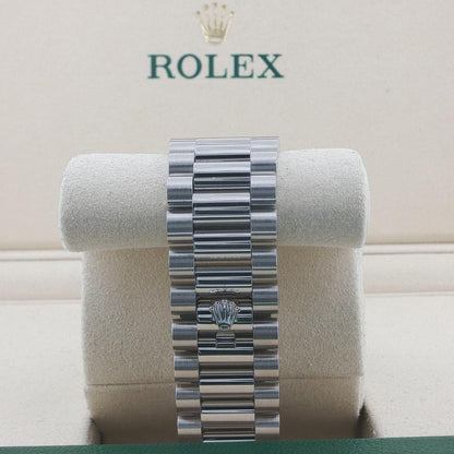 Rolex Day-Date 40 228396TBR ice blue baguette diamond dial