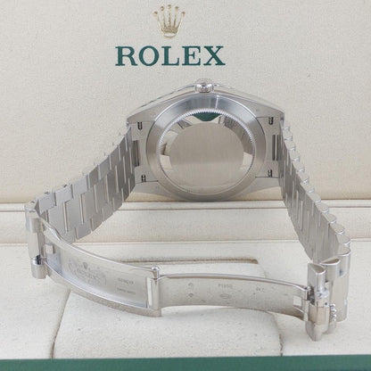 Rolex Day-Date 40 228396TBR ice blue baguette diamond dial