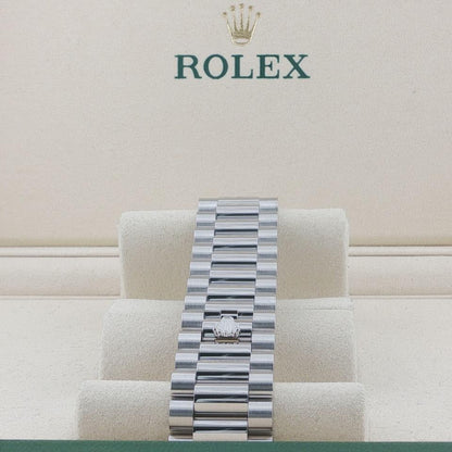 Rolex Day-Date 40 228396TBR ice blue baguette diamond dial