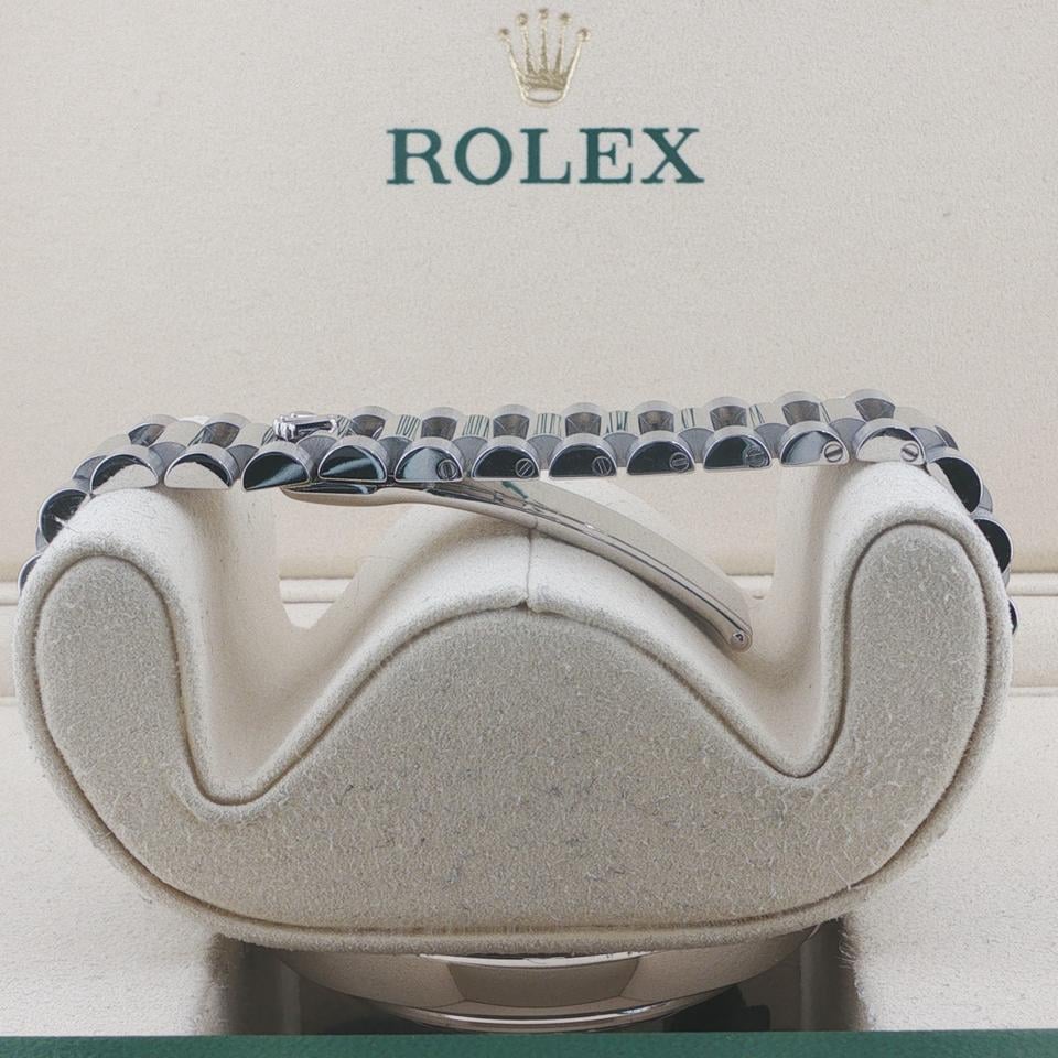 Rolex Day-Date 40 228396TBR ice blue baguette diamond dial