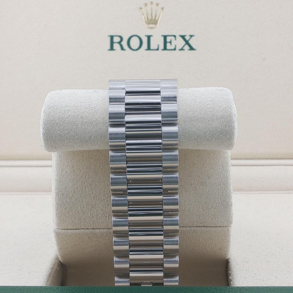 Rolex Day-Date 40 228396TBR ice blue baguette diamond dial