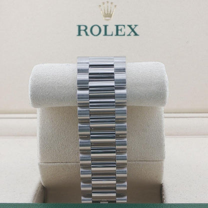 Rolex Day-Date 40 228396TBR ice blue baguette diamond dial