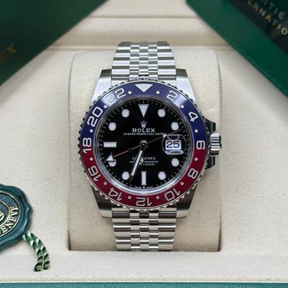 Rolex GMT-Master II 126710BLRO – Black Dial Pepsi Bezel