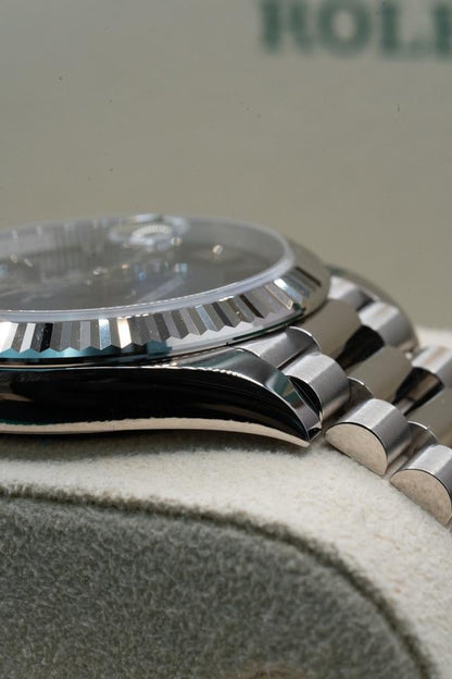 Rolex Day-Date 40 228239 blue ombre dial white gold