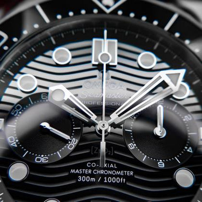 Omega Seamaster Diver 300M Chronograph 210.32.44.51.01.001 black wave dial