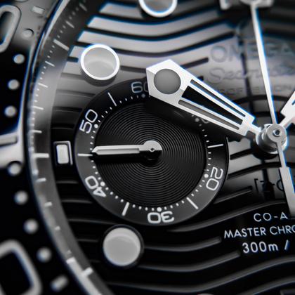 Omega Seamaster Diver 300M Chronograph 210.32.44.51.01.001 black wave dial