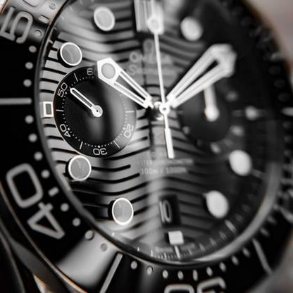 Omega Seamaster Diver 300M Chronograph 210.32.44.51.01.001 black wave dial