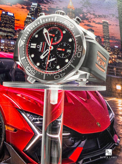 Seamaster Diver 300M Chronograph 212.32.44.50.01.001 black dial red accents