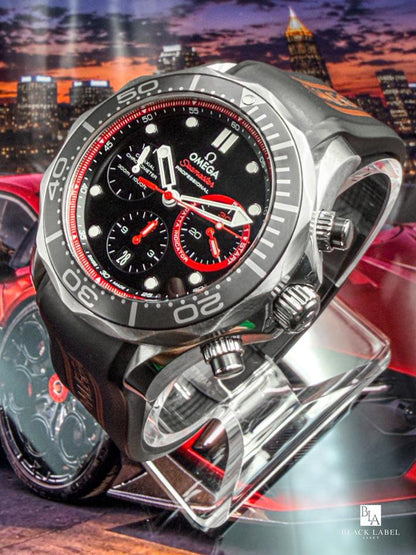 Seamaster Diver 300M Chronograph 212.32.44.50.01.001 black dial red accents