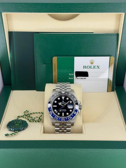 Rolex GMT-Master II 126710BLNR – Black Dial Blue & Black Bezel