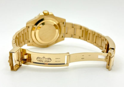 Rolex Submariner Date 116618LB blue dial yellow gold