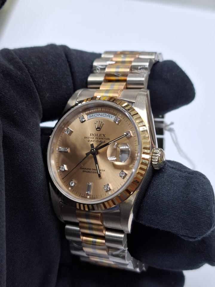 Rolex Day-Date 36 18239BIC – Tridor Gold Diamond Dial