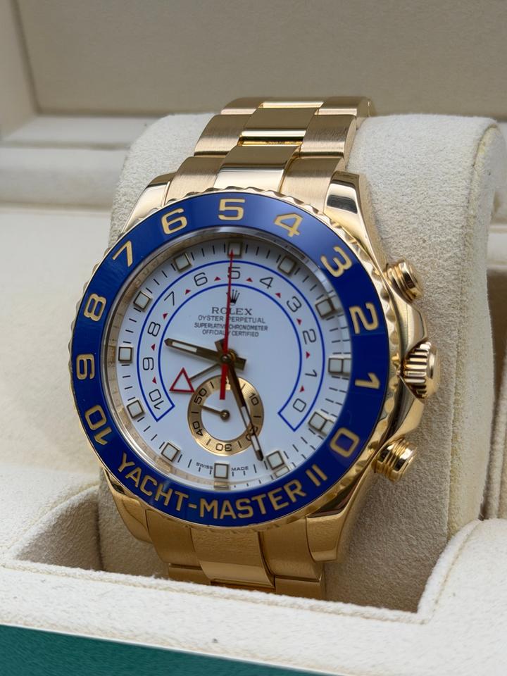 Rolex Yacht-Master II 116688 – White Dial Yellow Gold