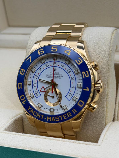 Rolex Yacht-Master II 116688 – White Dial Yellow Gold