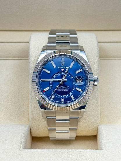 Rolex Sky-Dweller 326934 blue dial Oyster bracelet