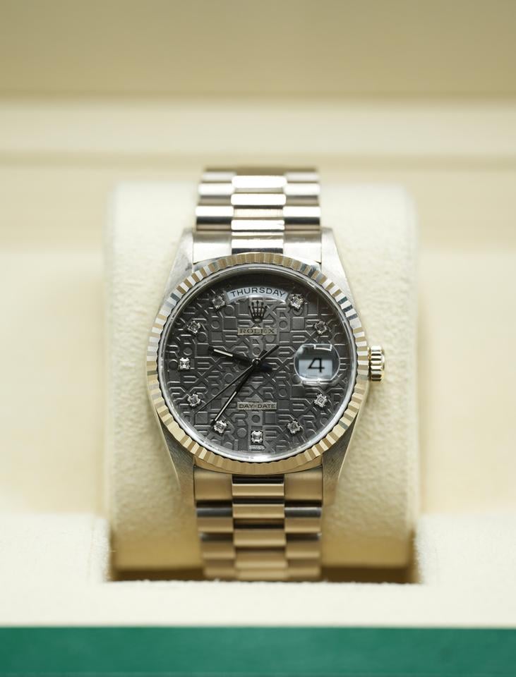 Rolex Day-Date 36 18239 – Grey Diamond Dial