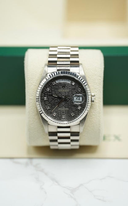 Rolex Day-Date 36 18239 – Grey Diamond Dial