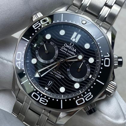 Omega Seamaster Diver 300M Chronograph 210.30.44.51.01.001 – Black Wave Dial