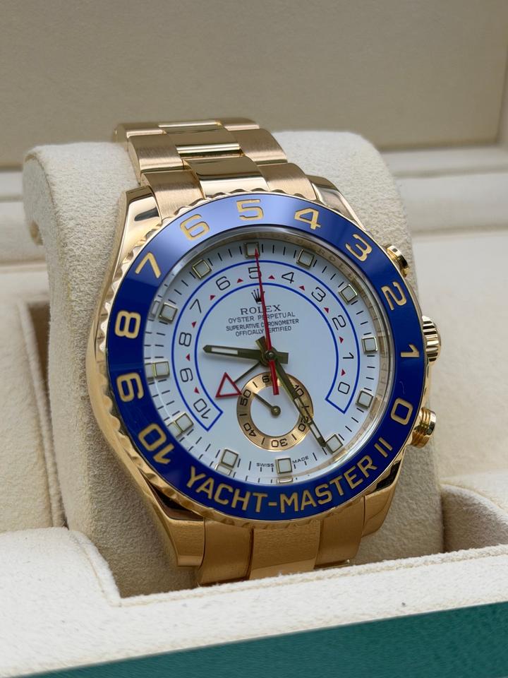 Rolex Yacht-Master II 116688 – White Dial Yellow Gold