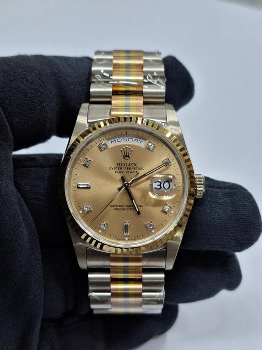 Rolex Day-Date 36 18239BIC – Tridor Gold Diamond Dial
