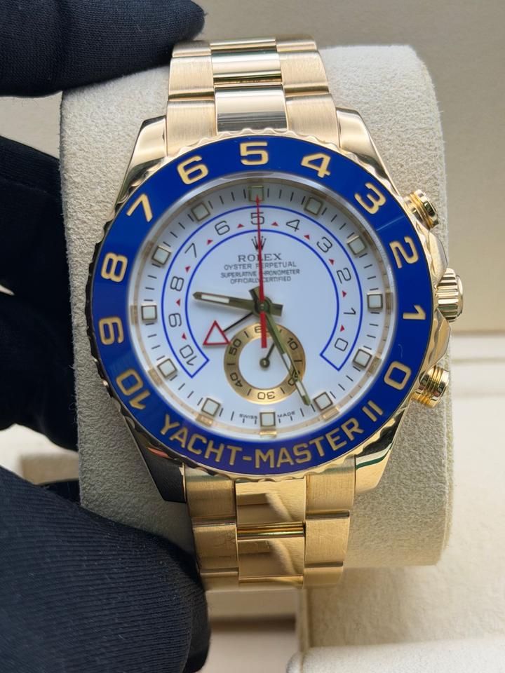 Rolex Yacht-Master II 116688 – White Dial Yellow Gold