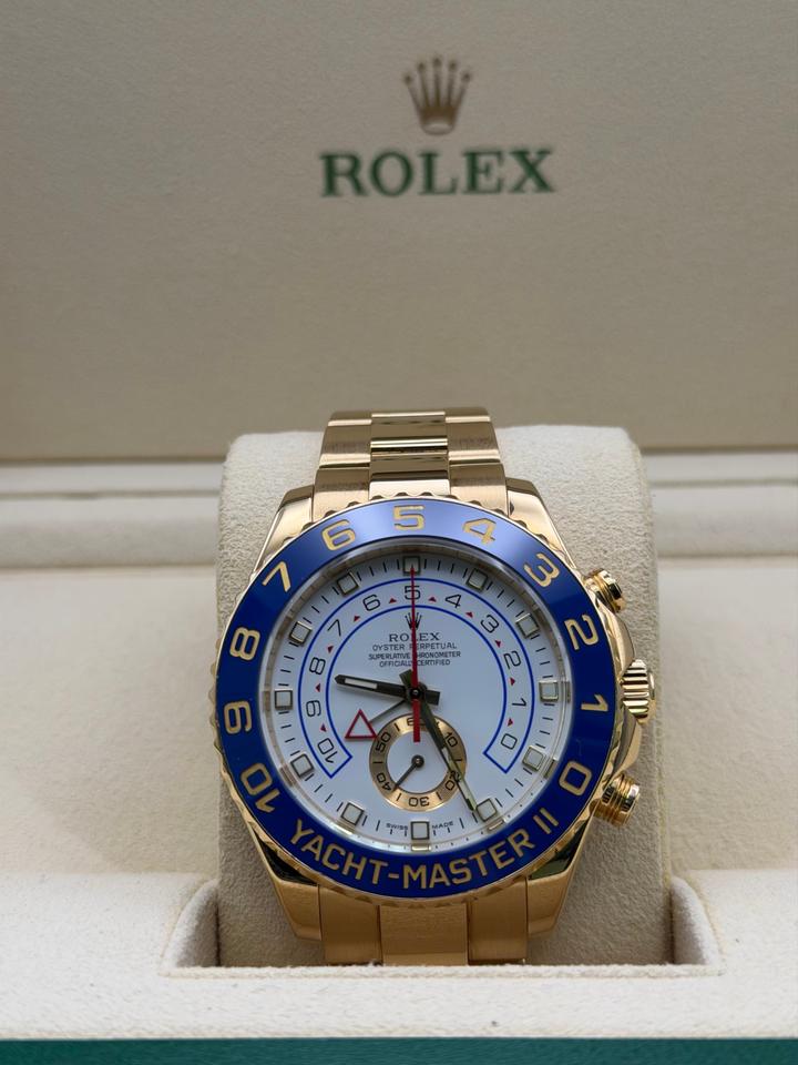 Rolex Yacht-Master II 116688 – White Dial Yellow Gold
