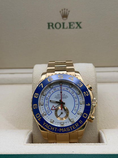 Rolex Yacht-Master II 116688 – White Dial Yellow Gold