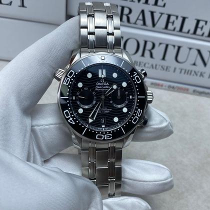 Omega Seamaster Diver 300M Chronograph 210.30.44.51.01.001 – Black Wave Dial
