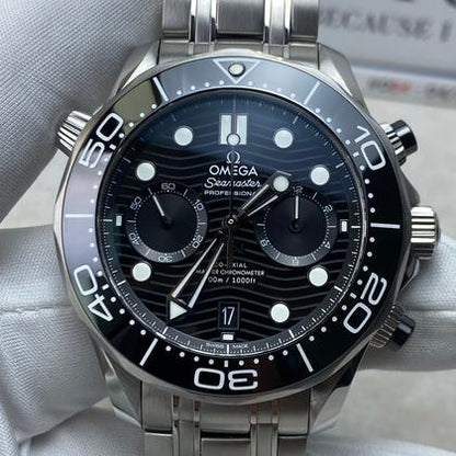 Omega Seamaster Diver 300M Chronograph 210.30.44.51.01.001 – Black Wave Dial